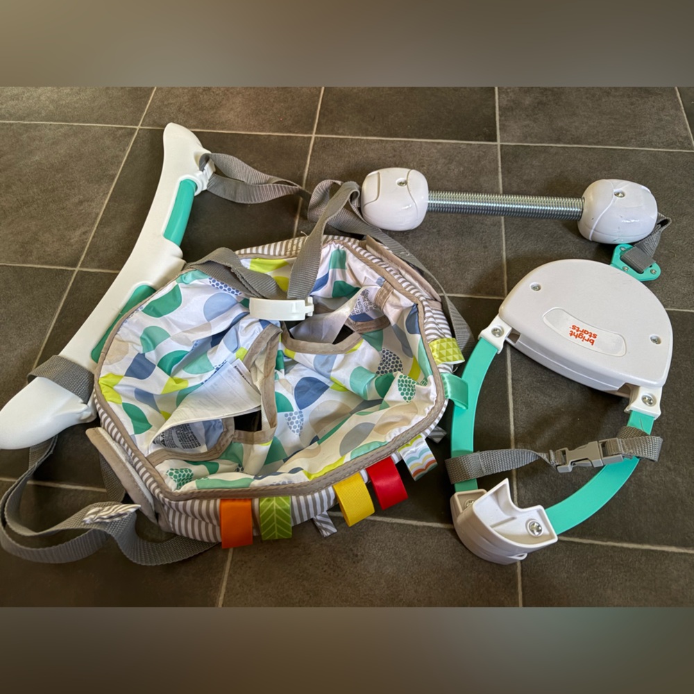 Colorful Baby Jumper with Interactive Toys